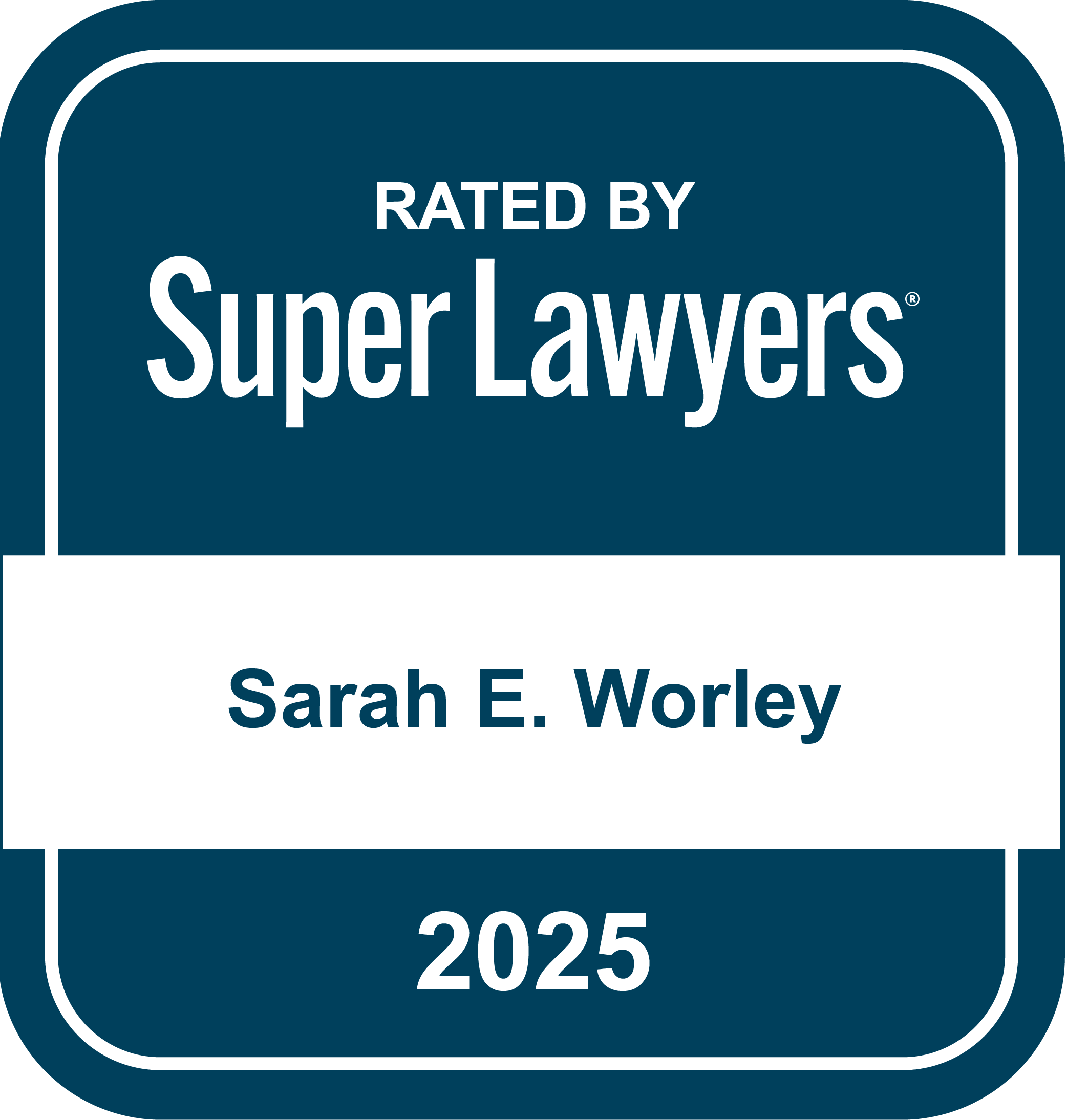 Super Lawyers - Sarah E. Worley